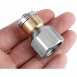 ALMI Buse De Nettoyage Rotative 3/8'' BSP Pour Lances De Nettoyeur Haute Pression En Acier Inoxydable 304 Et Laiton 9 ALMI Buse De Nettoyage Rotative 3/8'' BSP Pour Lances De Nettoyeur Haute Pression En Acier Inoxydable 304 Et Laiton -Nettoyeur Haute Pression Soldes 45122207 3