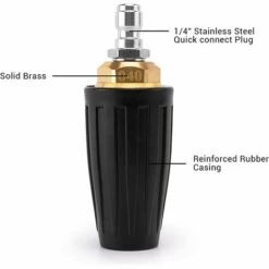 ALMI 1/4 "Buse Rondelle Nettoyeur Haute Pression à Connexion Rapide Buse Turbo Rotative Buse 4.0 GPM 4000PSI Rapide Pour Pulvérisateur. -Nettoyeur Haute Pression Soldes 45122264 4