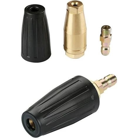 ALMI Buses De Pulvérisation Pour Nettoyeur Haute Pression,1/4 In Quick Connect Buse De Nettoyage Haute Pression Turbo, Buse De Lavage à Pression Turbo Pour 4 ALMI Buses De Pulvérisation Pour Nettoyeur Haute Pression,1/4 In Quick Connect Buse De Nettoyage Haute Pression Turbo, Buse De Lavage à Pression Turbo Pour – Image 2