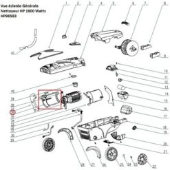 HEXOUTILS HP96583 - Carter Moteur Gauche - G36 -Nettoyeur Haute Pression Soldes 4517506 2