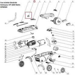 HEXOUTILS HP96583 - Bouton Interrupteur - G02 -Nettoyeur Haute Pression Soldes 4522748 3