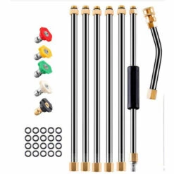 THSINDE Attache De Tuyau D'extension 8.1ft Lance De Remplacement 1/4 Nettoyeur De Nettoyage.