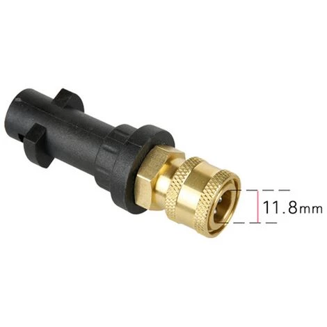 Adaptateur Buse De Nettoyage Haute Pression Avec Raccord Femelle 1/4‘’ à Connexion Rapide Compatible Avec Les Nettoyeurs Haute Pression Karcher/Kärcher Série K K2, K3, K4, K5, K6, K7 Fontainebleau 2Pcs 4 Adaptateur Buse De Nettoyage Haute Pression Avec Raccord Femelle 1/4‘’ à Connexion Rapide Compatible Avec Les Nettoyeurs Haute Pression Karcher/Kärcher Série K K2, K3, K4, K5, K6, K7 Fontainebleau 2Pcs – Image 2