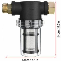 SUPERSELLER Préfiltre De Nettoyeur Haute Pression, Filtre De Robinet, Avec Filtre 100 Mesh Et 40 Mesh, 2 Joints, 3 Bouchons De Filtre -Nettoyeur Haute Pression Soldes 46773235 4