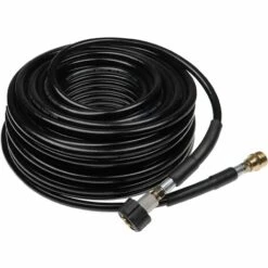 Vhbw Tuyau De Rallonge 30 M Compatible Avec Kärcher K 3.65 MD T 250, K 3.68 MD Nettoyeur Haute Pression Avec Connexion M22 X 1,5, Noir