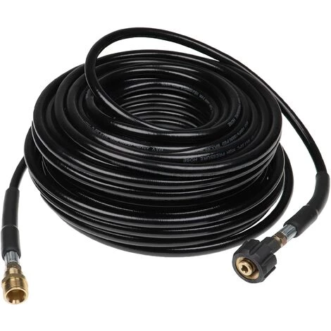 Vhbw Tuyau De Rallonge 30 M Compatible Avec Kärcher K 2.91 MD T 50, K 2.94 MD, K 2.97 M Nettoyeur Haute Pression Avec Connexion M22 X 1,5, Noir 4 Vhbw Tuyau De Rallonge 30 M Compatible Avec Kärcher K 2.91 MD T 50, K 2.94 MD, K 2.97 M Nettoyeur Haute Pression Avec Connexion M22 X 1,5, Noir – Image 2