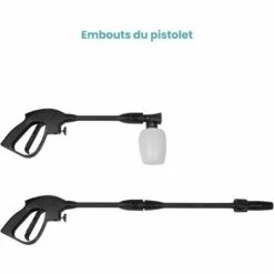 SKYLANTERN Nettoyeur Haute Pression 130 Bars - 230V Pour Jardin, Terrasse, Voiture - Rouge Foncé -Nettoyeur Haute Pression Soldes 47674910 5