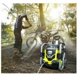 Pack RYOBI Nettoyeur Haute Pression Brushless 36V - 1 Batterie 4.0Ah - 1 Chargeur RPW36X120HI40 - Détergent Universel RAC733 -Nettoyeur Haute Pression Soldes 48735972 4