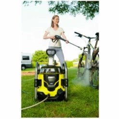 Pack RYOBI Nettoyeur Haute Pression Brushless 36V - 1 Batterie 4.0Ah - 1 Chargeur RPW36X120HI40 - Détergent Universel RAC733 -Nettoyeur Haute Pression Soldes 48735972 5