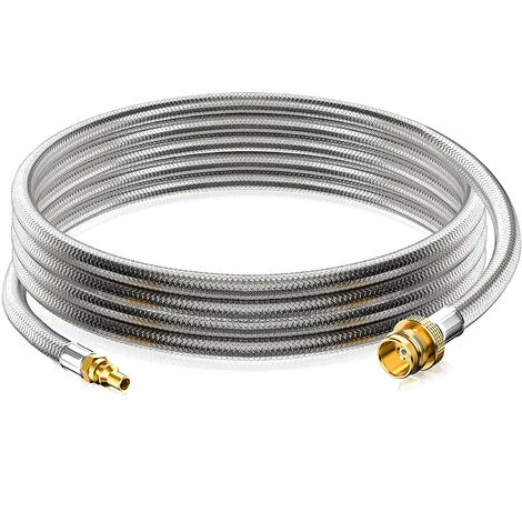 HAPPYSHOPPING Four Portable à Connexion Rapide Tuyau Trempé Barbecue Cuisinière Cuisinière Connexion Gaz Basse Pression RV 1/4 Pouce Connexion Gaz Propane, 7 Pi - 7 Pi 3 HAPPYSHOPPING Four Portable à Connexion Rapide Tuyau Trempé Barbecue Cuisinière Cuisinière Connexion Gaz Basse Pression RV 1/4 Pouce Connexion Gaz Propane, 7 Pi - 7 Pi