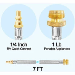 HAPPYSHOPPING Four Portable à Connexion Rapide Tuyau Trempé Barbecue Cuisinière Cuisinière Connexion Gaz Basse Pression RV 1/4 Pouce Connexion Gaz Propane, 7 Pi - 7 Pi 9 HAPPYSHOPPING Four Portable à Connexion Rapide Tuyau Trempé Barbecue Cuisinière Cuisinière Connexion Gaz Basse Pression RV 1/4 Pouce Connexion Gaz Propane, 7 Pi - 7 Pi -Nettoyeur Haute Pression Soldes 49468005 3