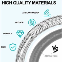 HAPPYSHOPPING Four Portable à Connexion Rapide Tuyau Trempé Barbecue Cuisinière Cuisinière Connexion Gaz Basse Pression RV 1/4 Pouce Connexion Gaz Propane, 7 Pi - 7 Pi 10 HAPPYSHOPPING Four Portable à Connexion Rapide Tuyau Trempé Barbecue Cuisinière Cuisinière Connexion Gaz Basse Pression RV 1/4 Pouce Connexion Gaz Propane, 7 Pi - 7 Pi -Nettoyeur Haute Pression Soldes 49468005 4