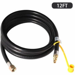 HAPPYSHOPPING Tuyau De Raccordement Au Gaz Propane Basse Pression 1/4RV - 3/8 Sans Valve, 12 Pi - 12 Pi -Nettoyeur Haute Pression Soldes 49468238 5