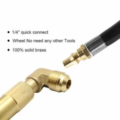 HAPPYSHOPPING Tuyau 1/4RV De Connexion De Gaz à Basse Pression De Propane De 12 Pieds - 3/8 Sans Valve Avec 3/8 De Tour -Nettoyeur Haute Pression Soldes 49468243 4