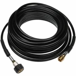 Vhbw Tuyau De Rallonge 20 M Compatible Avec Kärcher K 2.90 M, K 2.900 M T 50, K 2.91 MD Nettoyeur Haute Pression Avec Connexion M22 X 1,5, Noir