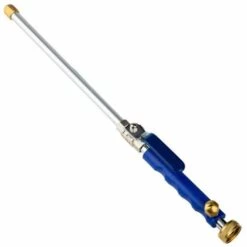 HAPPYSHOPPING Bâton De Nettoyage Pour Pistolet à Eau Haute Pression 2 Têtes De Pulvérisation Pistolet De Nettoyage Haute Pression Pistolet à Eau Haute Pression Bleu