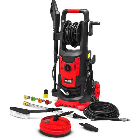 Nettoyeur Haute Pression 2100W - 165 Bars Avec Moteur à Induction + Accessoires - Brick 3 Nettoyeur Haute Pression 2100W - 165 Bars Avec Moteur à Induction + Accessoires - Brick