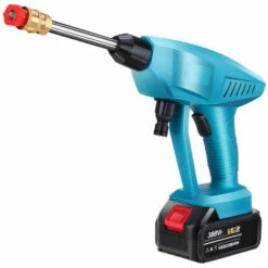 DMTOOL Laveuse Haute Pression Sans Fil Pour Lave-auto Portable Avec Buse 388VF 30Bar 2 Batteries Bleu 11 DMTOOL Laveuse Haute Pression Sans Fil Pour Lave-auto Portable Avec Buse 388VF 30Bar 2 Batteries Bleu -Nettoyeur Haute Pression Soldes 51324507 5