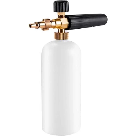 DECKON Canon à Mousse Lance à Mousse Pour Nettoyeur Haute Pression, Pièces En Laiton, Concentration Réglable, Plage De Pulvérisation Réglable 900ML 3 DECKON Canon à Mousse Lance à Mousse Pour Nettoyeur Haute Pression, Pièces En Laiton, Concentration Réglable, Plage De Pulvérisation Réglable 900ML