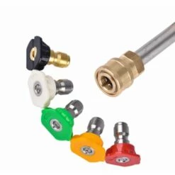 ELLE Pistolet Nettoyeur Haute Pression Avec 5 Embouts De Buse D'eau Pour Lavage De Voiture -Nettoyeur Haute Pression Soldes 51761153 4