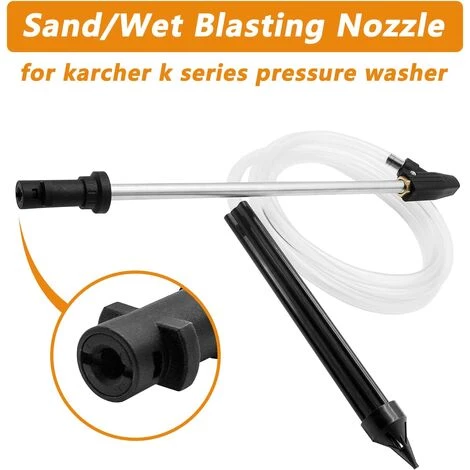 TINOR 2.75M Dispositif D'hydrosablage,Kit De Sablage Haute Pression,Maison Haute Pression Lance Voiture Rondelle Humide Sablage Kit Pour Véhicule Nettoyage、Enlève Dirt & Rouille 4 TINOR 2.75M Dispositif D'hydrosablage,Kit De Sablage Haute Pression,Maison Haute Pression Lance Voiture Rondelle Humide Sablage Kit Pour Véhicule Nettoyage、Enlève Dirt & Rouille – Image 2