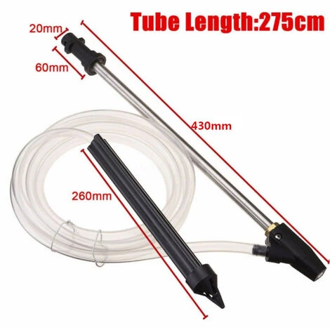 TINOR 2.75M Dispositif D'hydrosablage,Kit De Sablage Haute Pression,Maison Haute Pression Lance Voiture Rondelle Humide Sablage Kit Pour Véhicule Nettoyage、Enlève Dirt & Rouille 6 TINOR 2.75M Dispositif D'hydrosablage,Kit De Sablage Haute Pression,Maison Haute Pression Lance Voiture Rondelle Humide Sablage Kit Pour Véhicule Nettoyage、Enlève Dirt & Rouille – Image 4