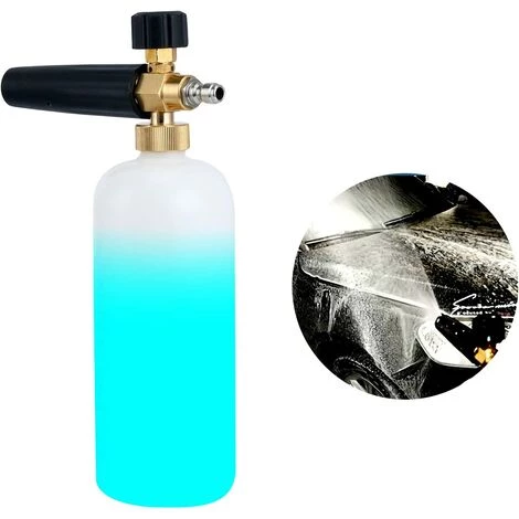 READCLY 1L Lance à Mousse De Neige Bouteille, Mousse De Lavage Nettoyage Voiture Avec Raccord Rapide 1/4" 3 READCLY 1L Lance à Mousse De Neige Bouteille, Mousse De Lavage Nettoyage Voiture Avec Raccord Rapide 1/4"