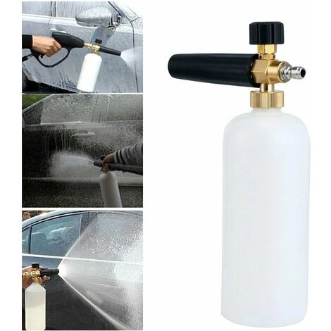 READCLY 1L Lance à Mousse De Neige Bouteille, Mousse De Lavage Nettoyage Voiture Avec Raccord Rapide 1/4" 5 READCLY 1L Lance à Mousse De Neige Bouteille, Mousse De Lavage Nettoyage Voiture Avec Raccord Rapide 1/4" – Image 3