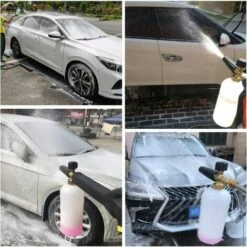 READCLY 1L Lance à Mousse De Neige Bouteille, Mousse De Lavage Nettoyage Voiture Avec Raccord Rapide 1/4" 10 READCLY 1L Lance à Mousse De Neige Bouteille, Mousse De Lavage Nettoyage Voiture Avec Raccord Rapide 1/4" -Nettoyeur Haute Pression Soldes 52506749 4