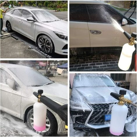 READCLY 1L Lance à Mousse De Neige Bouteille, Mousse De Lavage Nettoyage Voiture Avec Raccord Rapide 1/4" 6 READCLY 1L Lance à Mousse De Neige Bouteille, Mousse De Lavage Nettoyage Voiture Avec Raccord Rapide 1/4" – Image 4