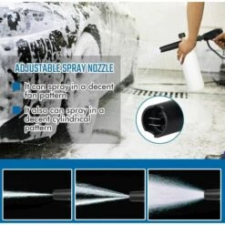 READCLY Réglable Canon à Mousse Buse De 1 Litre En Mousse De Neige Lance Buse De Distribution De Savon Pour Pistolet Pour Nettoyeur Haute Pression K Série K2 / K3 / K4 / K5 / K6 / K7 8 READCLY Réglable Canon à Mousse Buse De 1 Litre En Mousse De Neige Lance Buse De Distribution De Savon Pour Pistolet Pour Nettoyeur Haute Pression K Série K2 / K3 / K4 / K5 / K6 / K7 -Nettoyeur Haute Pression Soldes 52506846 2