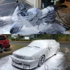 READCLY Canon à Mousse Lavor/Parkside/Spear And Jackson Lance à Mousse Pour Nettoyeur Haute Pression, Pièces En Laiton, Concentration Réglable, Plage De Pulvérisation Réglable 1L -Nettoyeur Haute Pression Soldes 52507050 3