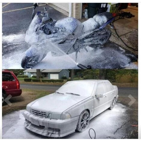 THSINDE 900ML Canon à Mousse Lavor/Parkside/Spear And Jackson Lance à Mousse Pour Nettoyeur Haute Pression, Pièces En Laiton, Concentration Réglable, Plage De Pulvérisation Réglable 5 THSINDE 900ML Canon à Mousse Lavor/Parkside/Spear And Jackson Lance à Mousse Pour Nettoyeur Haute Pression, Pièces En Laiton, Concentration Réglable, Plage De Pulvérisation Réglable – Image 3