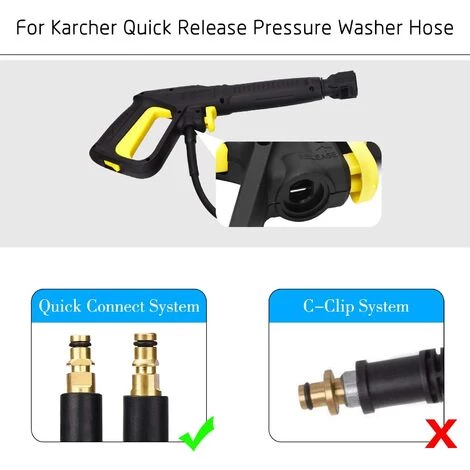 SUPERMARKET Pistolet Et Baguette à Dégagement Rapide Pour Nettoyeurs Haute Pression électriques à Partir De Avec Système De Connexion Rapide 2100 PSI,Superma 4 SUPERMARKET Pistolet Et Baguette à Dégagement Rapide Pour Nettoyeurs Haute Pression électriques à Partir De Avec Système De Connexion Rapide 2100 PSI,Superma – Image 2