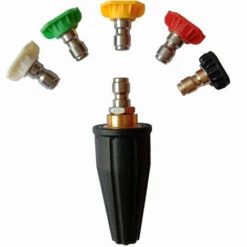 ECHOO Buse Turbo Pour Nettoyeur Haute Pression, Buse Turbo Rotative, Avec 5 Embouts De Buse De Pulvérisation