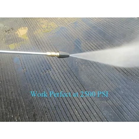 ECHOO Buse Turbo Pour Nettoyeur Haute Pression, Buse Turbo Rotative, Avec 5 Embouts De Buse De Pulvérisation 7 ECHOO Buse Turbo Pour Nettoyeur Haute Pression, Buse Turbo Rotative, Avec 5 Embouts De Buse De Pulvérisation – Image 5