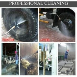 BARES BuseTurbine Nettoyeur Haute Pression 3000 PSI Buse Turbine Rotative Avec 2PCS 1/4" Bouchon Raccordement Rapide, 3.0 Orifice D 'éCoulement Et 3.0 GPM, Pour Le Nettoyage Station Lavage -Nettoyeur Haute Pression Soldes 53068587 4