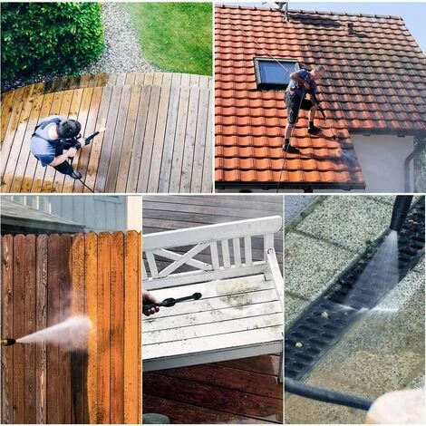 TINOR Buse Turbo Rotative 1,8 GPM 3000 PSI 035 Pour Nettoyeur Haute Pression,1/4" Quick Connect Raccord Rapide, Buse De Nettoyeur Haute Pression 6 TINOR Buse Turbo Rotative 1,8 GPM 3000 PSI 035 Pour Nettoyeur Haute Pression,1/4" Quick Connect Raccord Rapide, Buse De Nettoyeur Haute Pression – Image 4