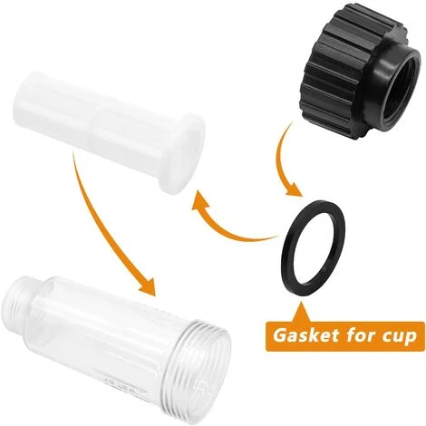 TINOR Filtre à Eau Avec Insert De Filtre (5.731-050.0) Pour Tous Les Nettoyeurs Haute Pression Karcher Avec Raccord D'eau 3/4" Comme Compatible Avec Les Nettoyeurs Haute Pression 4.730-059.0 - 3 Pack 5 TINOR Filtre à Eau Avec Insert De Filtre (5.731-050.0) Pour Tous Les Nettoyeurs Haute Pression Karcher Avec Raccord D'eau 3/4" Comme Compatible Avec Les Nettoyeurs Haute Pression 4.730-059.0 - 3 Pack – Image 3