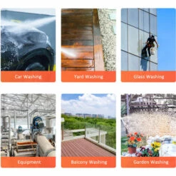 SUPERSELLER Mini Lave-auto Portable Au Lithium Machine à Laver De Voiture électrique Sans Fil Pistolet à Eau De Lavage De Voiture Sans Fil - Batterie UE Et 1 Pièces -Nettoyeur Haute Pression Soldes 53506045 3