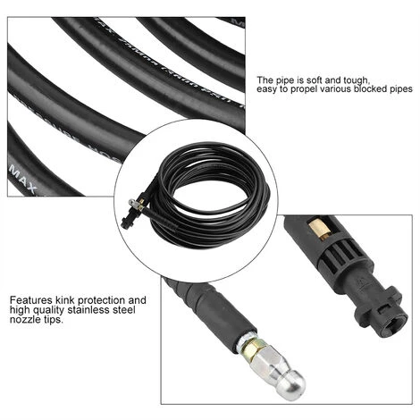 SZYB Fafeicy Nettoyeur D'égout Outil De Dragage 15M Toilette Cuisine Nettoyage Crochet Tube Tuyau égout Drain Cleaner 6 SZYB Fafeicy Nettoyeur D'égout Outil De Dragage 15M Toilette Cuisine Nettoyage Crochet Tube Tuyau égout Drain Cleaner – Image 4