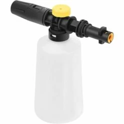BENOBBY KIDS Canon à Mousse, Pour Karcher K2 K3 K4 K5 K6 K7, 700ML Pistolet à Mousse, Buse Réglable Lance De Mousse De Neige Accessoire Pour Karcher K2 ~ K7 Nettoyeurs Haute Pression