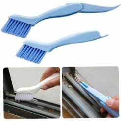 2pcs 2-in-1 Nettoyage Polyvalent Fenêtre Brosse Clavier Nook Cranny Poussière Petite Pelle/Fenêtre Piste Brosses，Irisfr -Nettoyeur Haute Pression Soldes 53916003 5