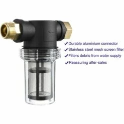 ELLE Filtre De Tuyau D'arrosage Pour L'eau D'entrée De Nettoyeur Haute Pression, écran De 40 Mailles, Maille Supplémentaire De 100 -Nettoyeur Haute Pression Soldes 53963055 3