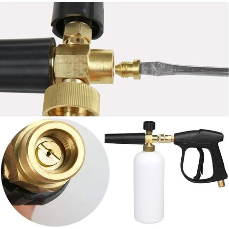 ELLE Paquet De 2 Embouts De Buse D'orifice De Canon à Mousse De 1,1 Mm, Accessoires Universels Pour Fabricant De Mousse Pour Lance à Mousse De Neige 5 ELLE Paquet De 2 Embouts De Buse D'orifice De Canon à Mousse De 1,1 Mm, Accessoires Universels Pour Fabricant De Mousse Pour Lance à Mousse De Neige – Image 3