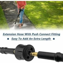 ELLE Rallonge De Tuyau Haute Pression 6M (pour Modèles à Connexion Rapide) Pour Karcher K2 K3 K4 K5 K6 K7 -Nettoyeur Haute Pression Soldes 53963115 3