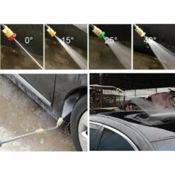 ELLE Ensemble D'embouts Pour Nettoyeur Haute Pression Avec Support De Buse, 5 Embouts De Buse, Connexion Rapide 1/4", 4000 PSI 9 ELLE Ensemble D'embouts Pour Nettoyeur Haute Pression Avec Support De Buse, 5 Embouts De Buse, Connexion Rapide 1/4", 4000 PSI -Nettoyeur Haute Pression Soldes 53963117 4