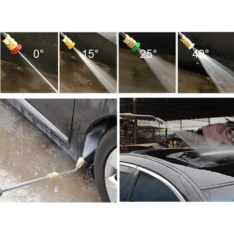 ELLE Ensemble D'embouts Pour Nettoyeur Haute Pression Avec Support De Buse, 5 Embouts De Buse, Connexion Rapide 1/4", 4000 PSI 6 ELLE Ensemble D'embouts Pour Nettoyeur Haute Pression Avec Support De Buse, 5 Embouts De Buse, Connexion Rapide 1/4", 4000 PSI – Image 4