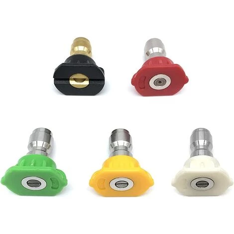 5 Pièces Buse Nettoyeur Haute Pression Acier Inoxydable Buses Pièces De Nettoyeur Haute Pression à Plusieurs Degrés 1/4" Buses De Pulvérisation à Connexion Rapide,Starlight 3 5 Pièces Buse Nettoyeur Haute Pression Acier Inoxydable Buses Pièces De Nettoyeur Haute Pression à Plusieurs Degrés 1/4" Buses De Pulvérisation à Connexion Rapide,Starlight