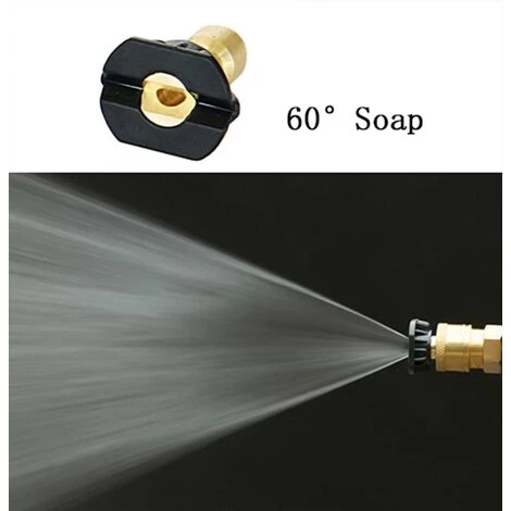 5 Pièces Buse Nettoyeur Haute Pression Acier Inoxydable Buses Pièces De Nettoyeur Haute Pression à Plusieurs Degrés 1/4" Buses De Pulvérisation à Connexion Rapide,Starlight 5 5 Pièces Buse Nettoyeur Haute Pression Acier Inoxydable Buses Pièces De Nettoyeur Haute Pression à Plusieurs Degrés 1/4" Buses De Pulvérisation à Connexion Rapide,Starlight – Image 3